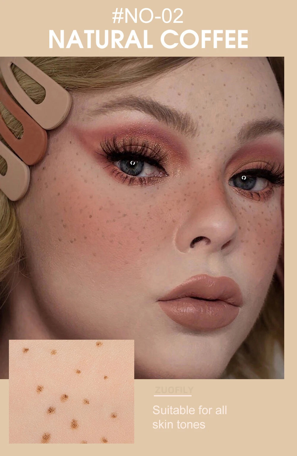 4PC Natural Freckles Pen