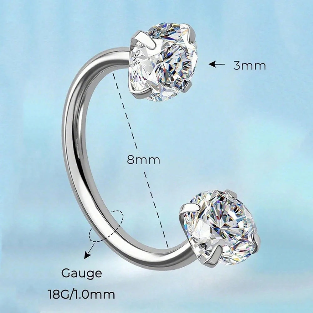 The Complete Horseshoe Piercing Kit (18G)