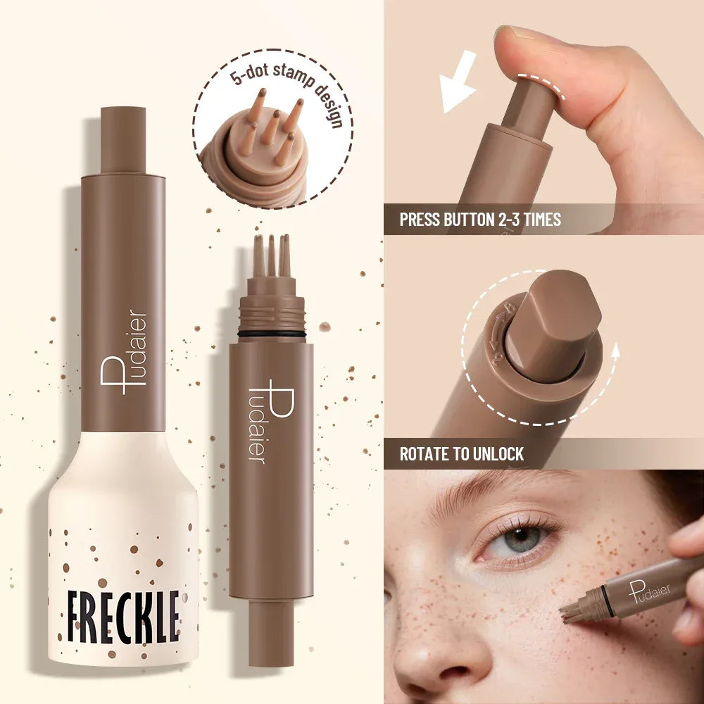 5 Point Air Cushion Liquid Freckles Stamp Pen - PearKiss