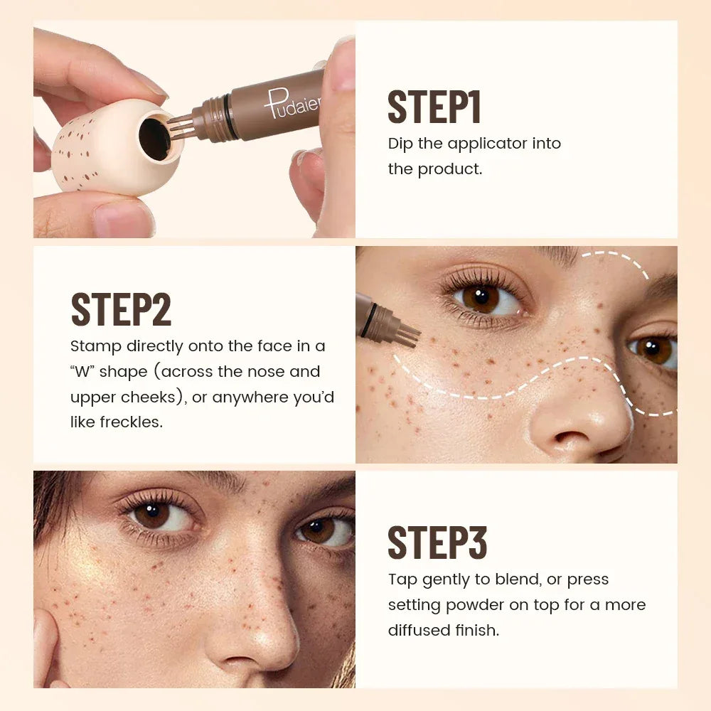 5 Point Air Cushion Liquid Freckles Stamp Pen - PearKiss