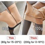 Heart Plush Thermal Pantyhose - PearKiss