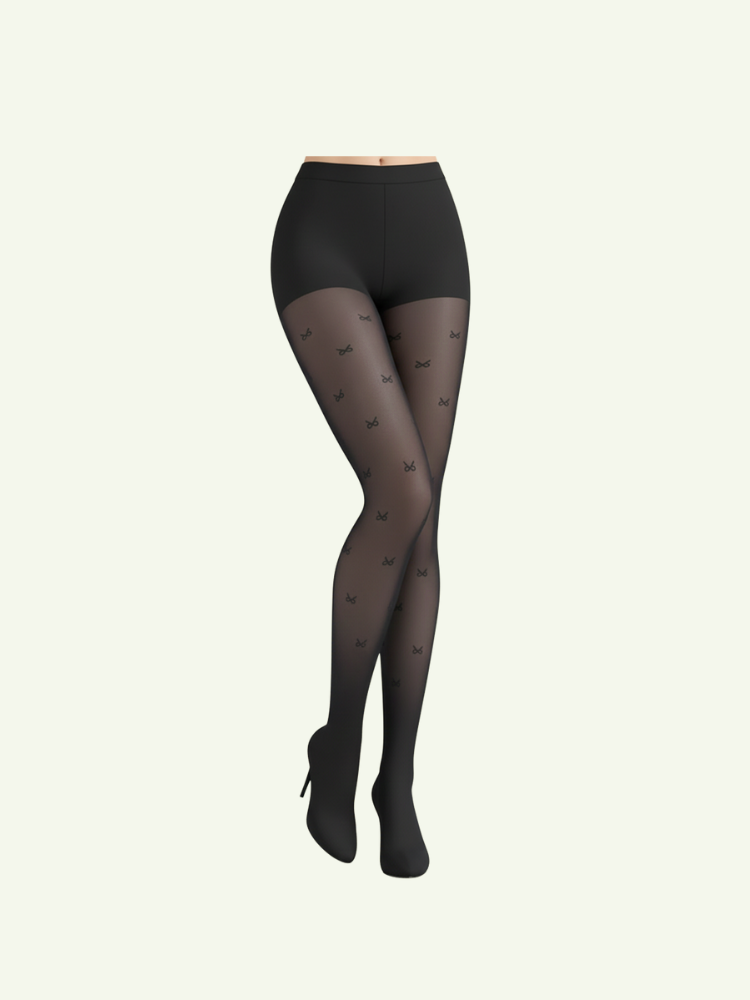 Sheer-Look Thermal Tights