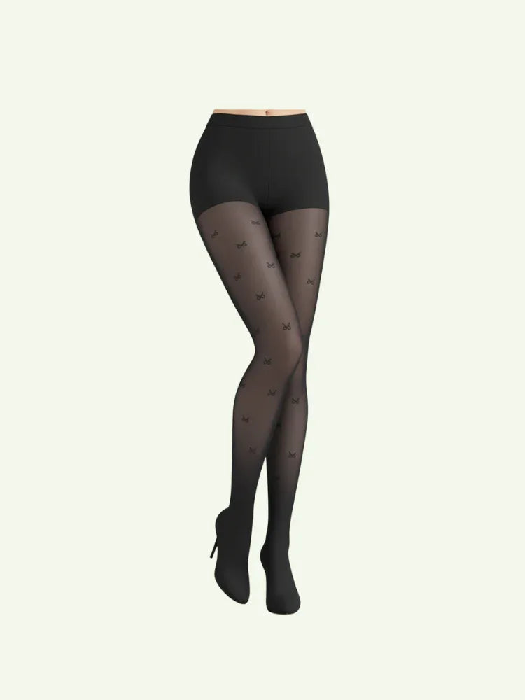 Translucent Fleece Winter Tights - PearKiss